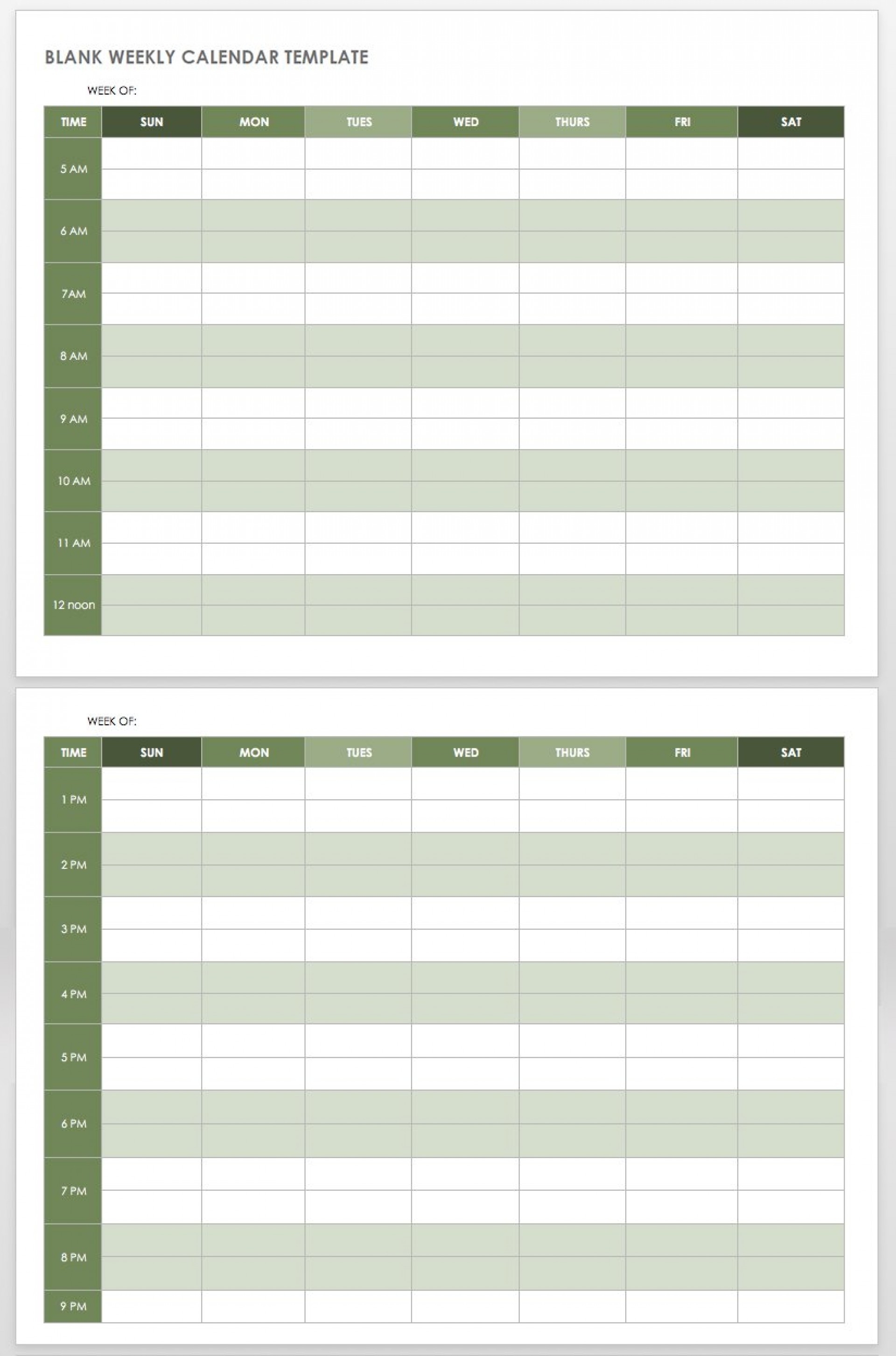 002 Schedule Template Week Calendar Word Impressive Ideas In 6 Free intended for Blank Weekly Am/pm Schedule Template