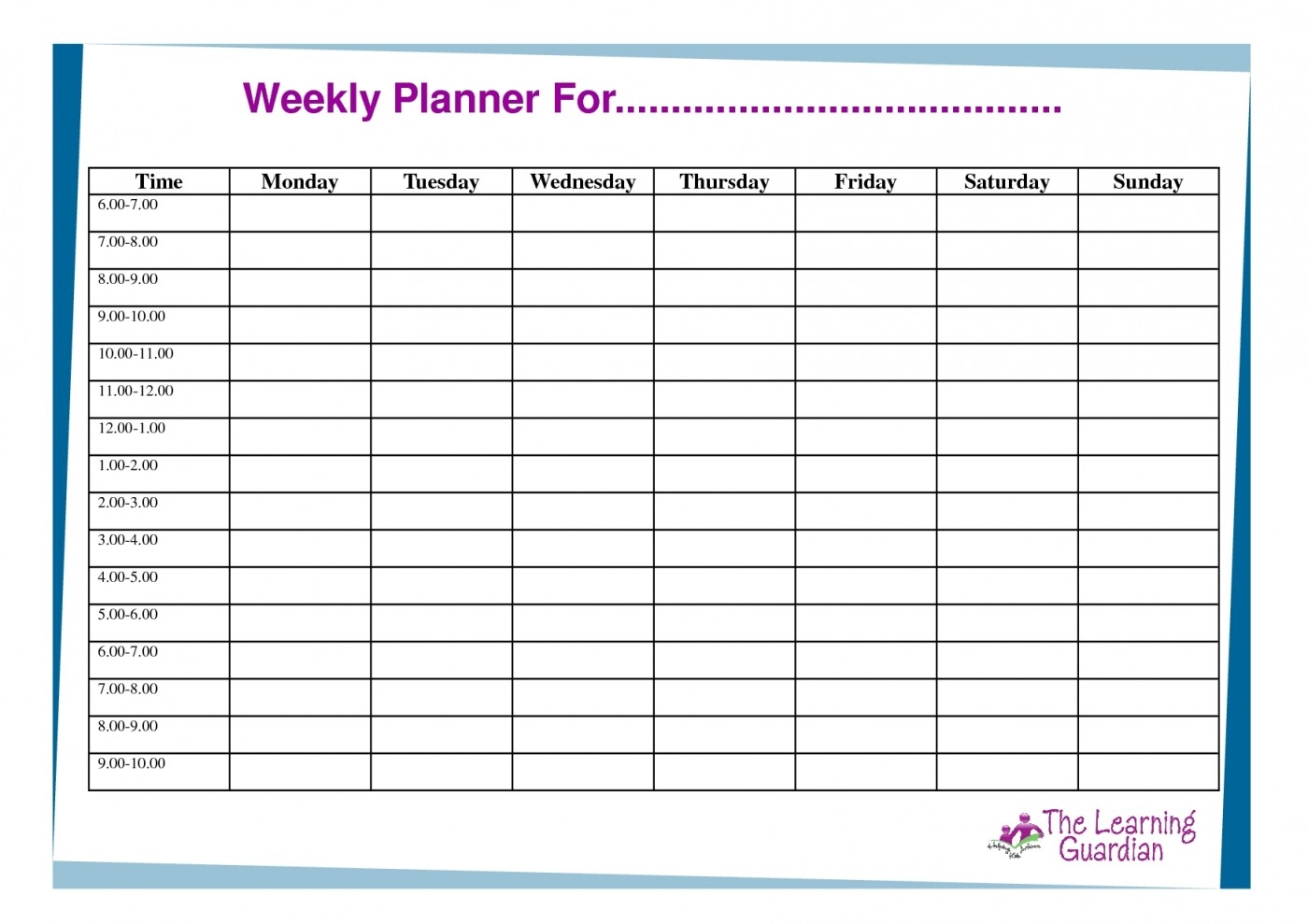011 Day Calendar Template Ideas Surprising 7 Word Printable Excel throughout 7 Day Week Blank Calendar