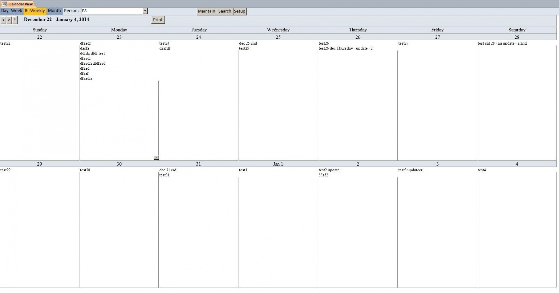 018 Two Week Calendar Template April Sunday Stupendous Ideas Excel intended for Week 2 Weekly Calendar Printable