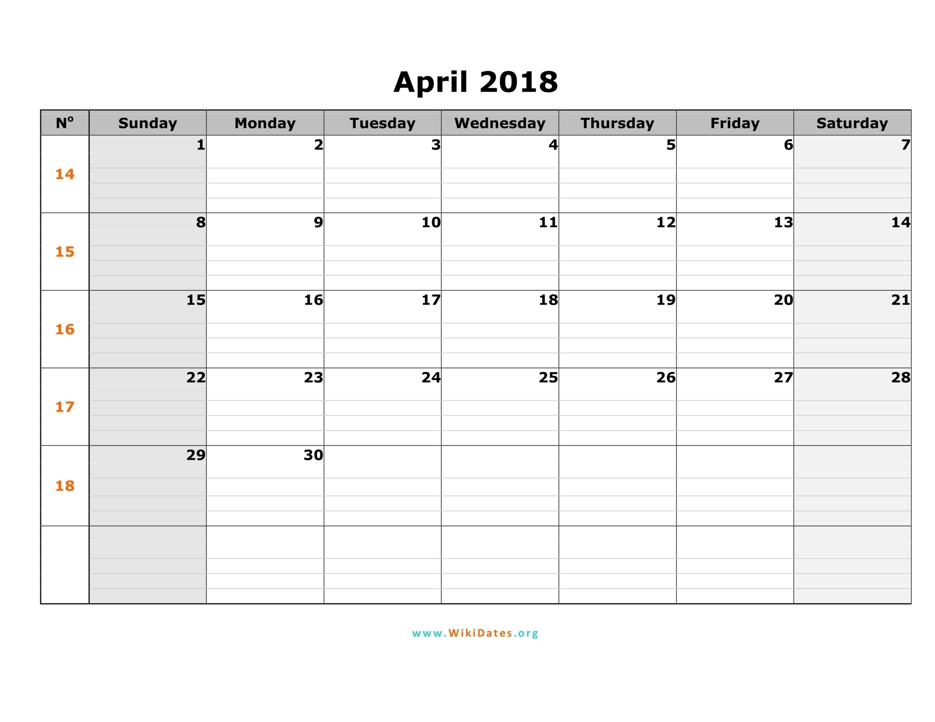 018 Two Week Calendar Template April Sunday Stupendous Ideas Excel regarding Print A Two Week Calendar