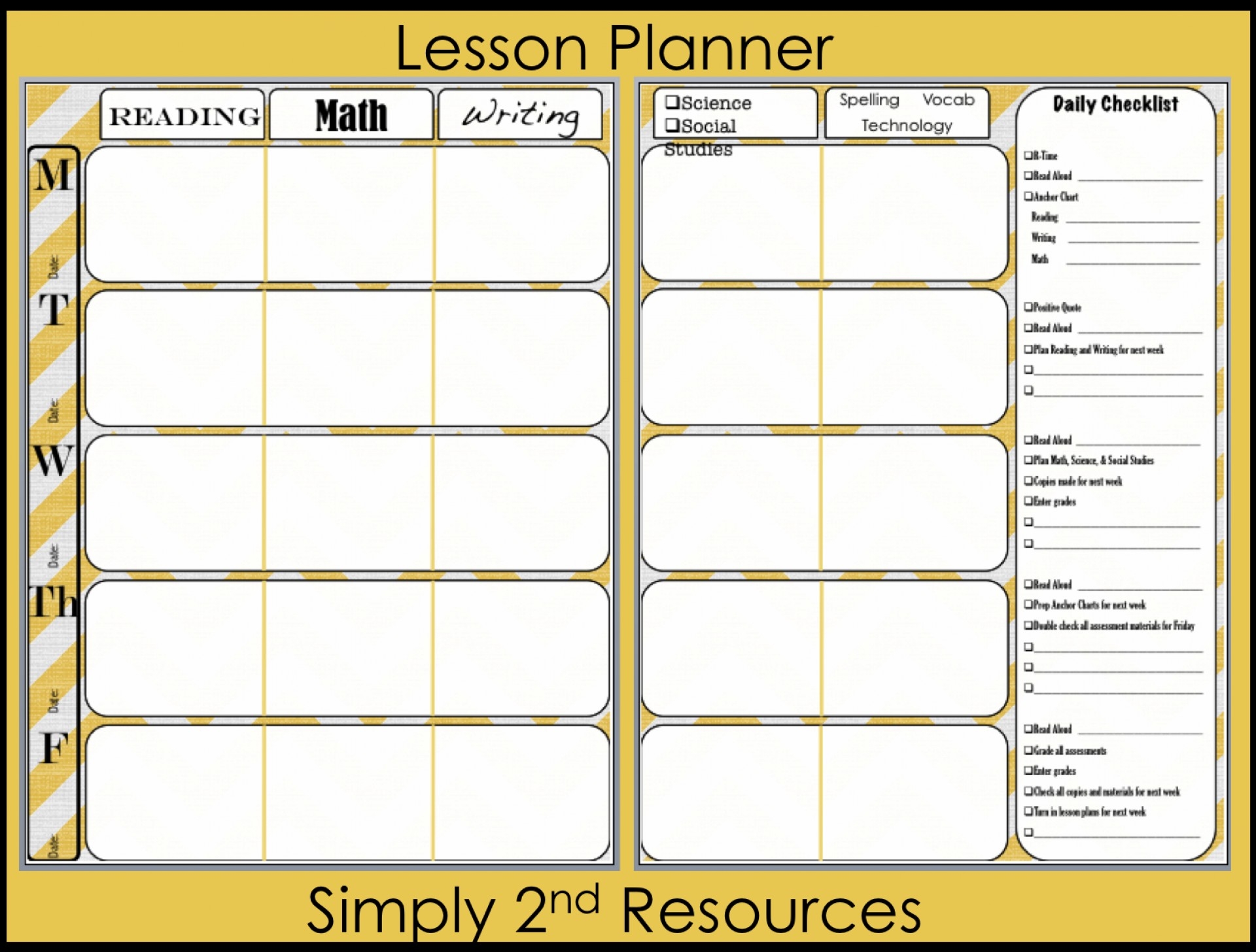 021 Plan Template Homeschool Lesson Excel Free Weekly Elegant Design in Weekly Calander Lesson Plan Template