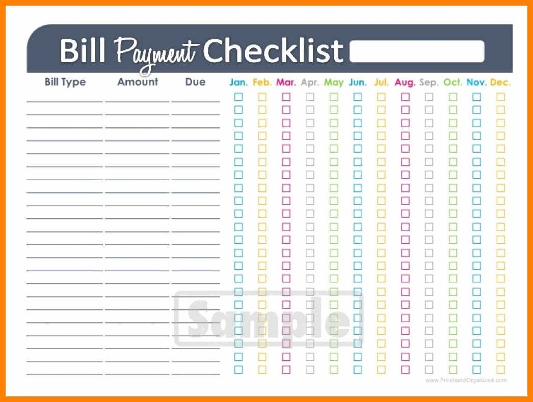 10+ Bill Pay Organizer Spreadsheet | Credit Spreadsheet for Printable Monthly Bill Pay Organizer