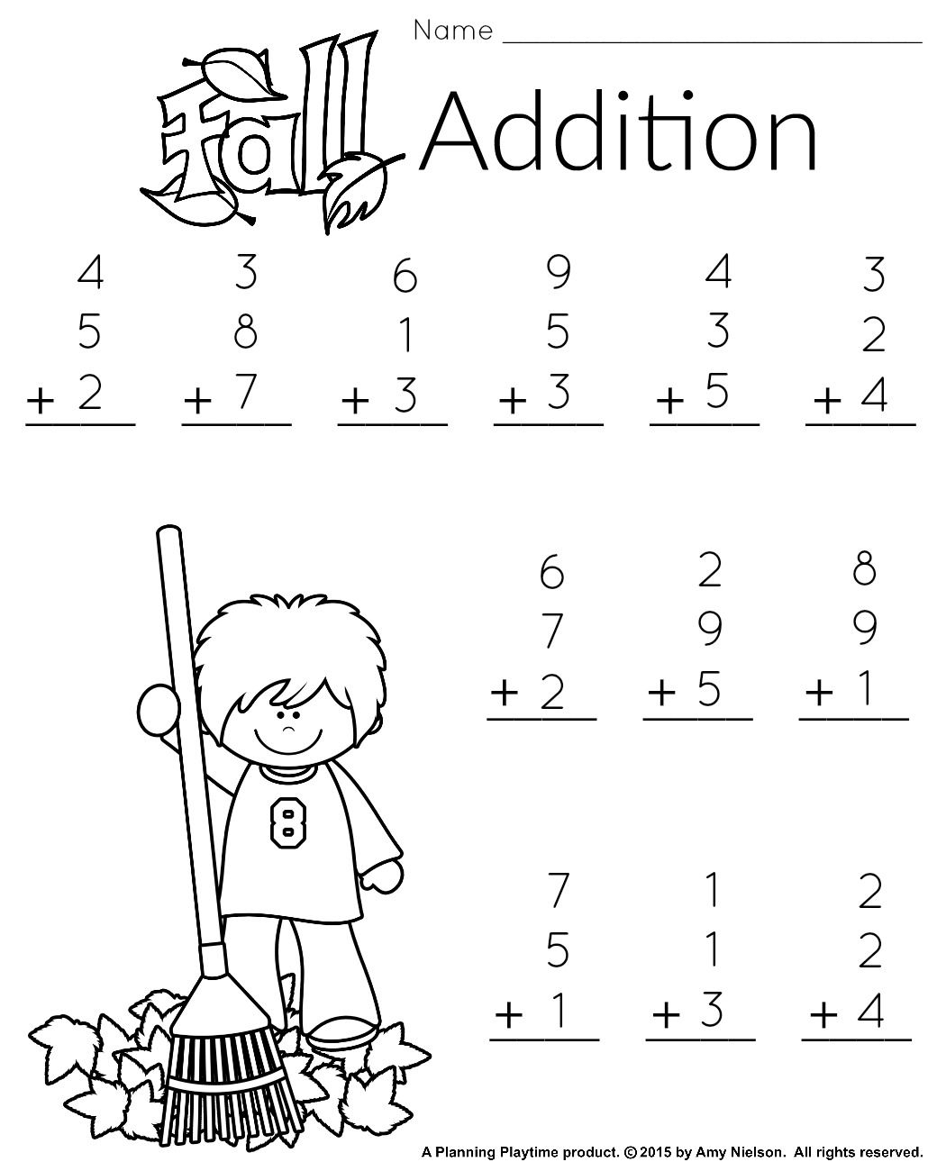 Math Homework Printables