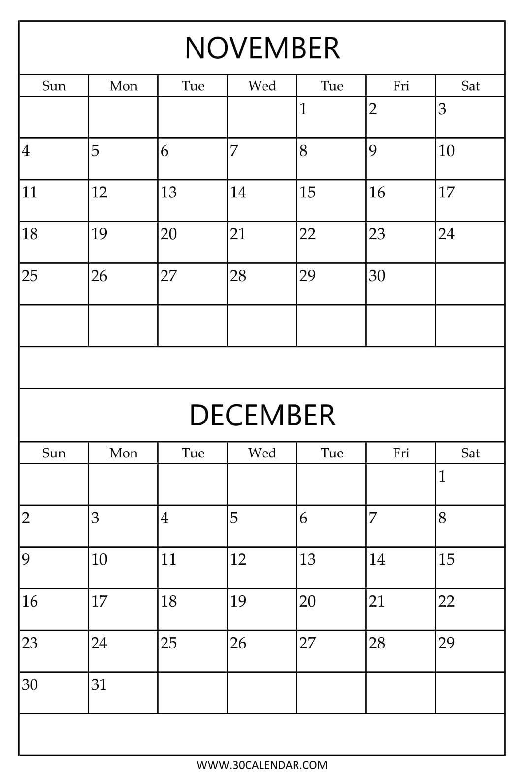 2 Month Calendar Microsoft Word