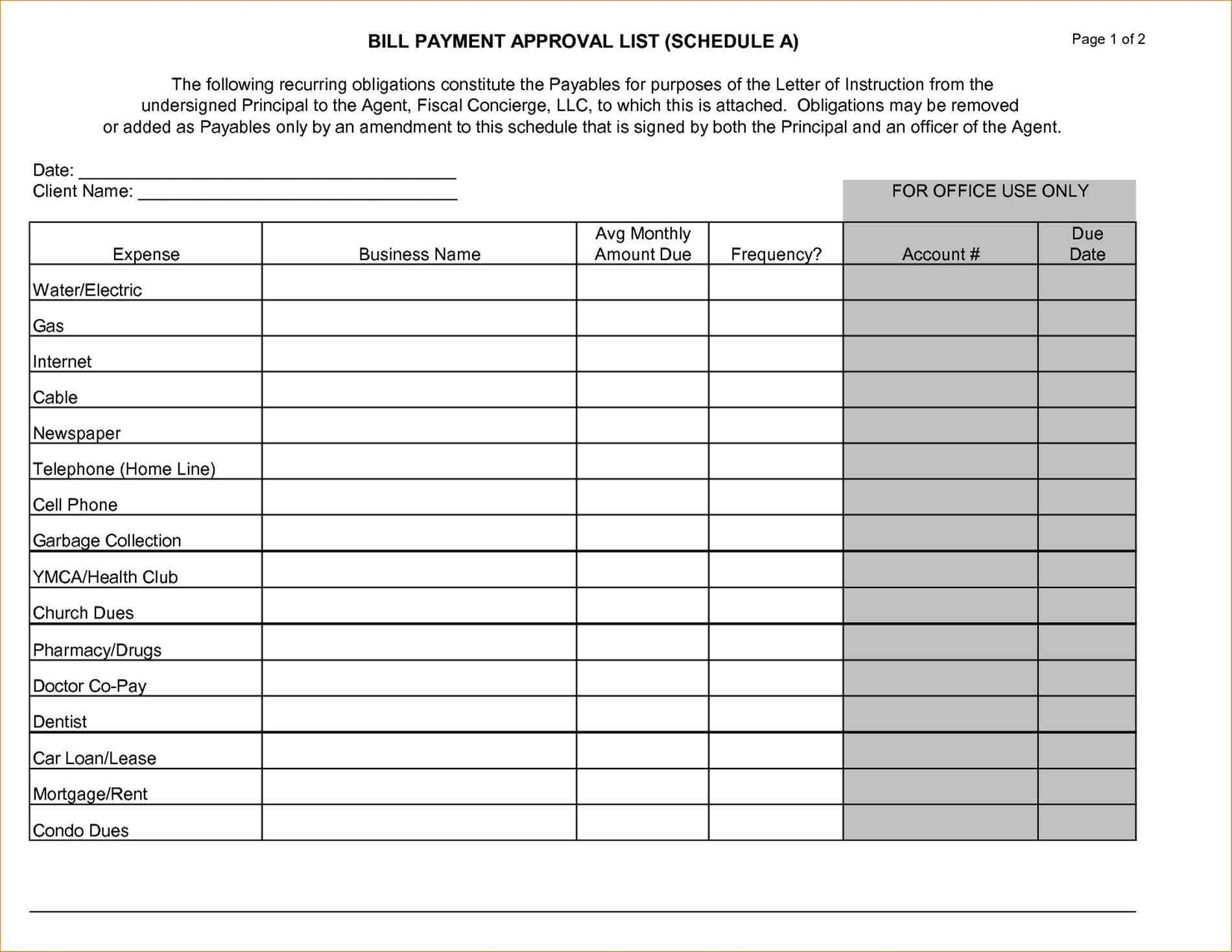 29 Images Of Weekly Bill Pay Template | Bfegy - Free Printable Bill throughout Bill Payment Schedule Template Printable