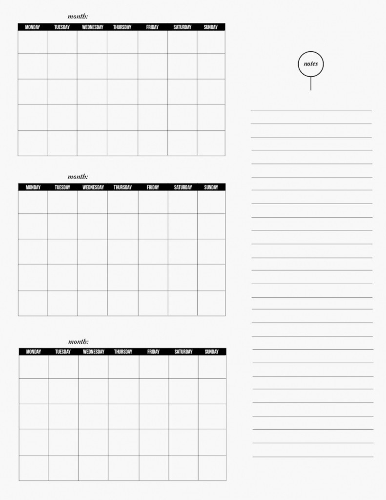 3 Month Calendar Template Word Blank Printable Compatible Depict with regard to Calender For Last 3 Months