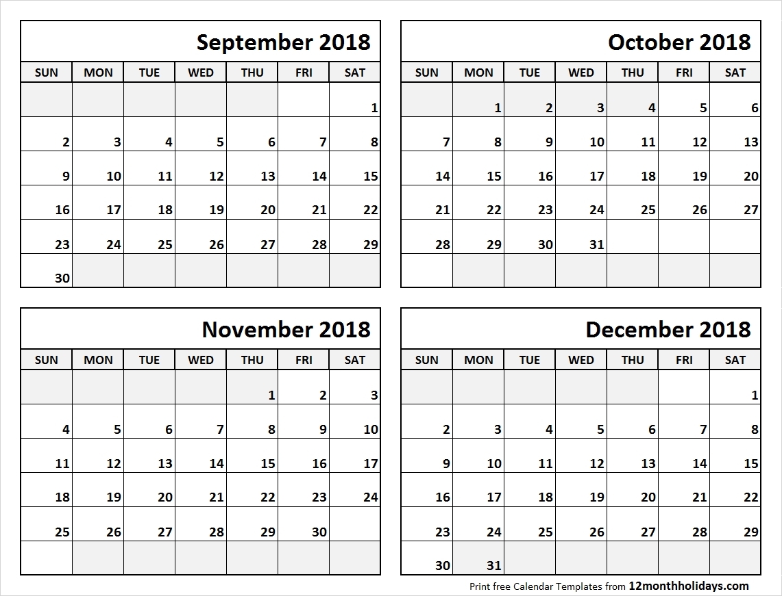 blank-four-month-calendar-template