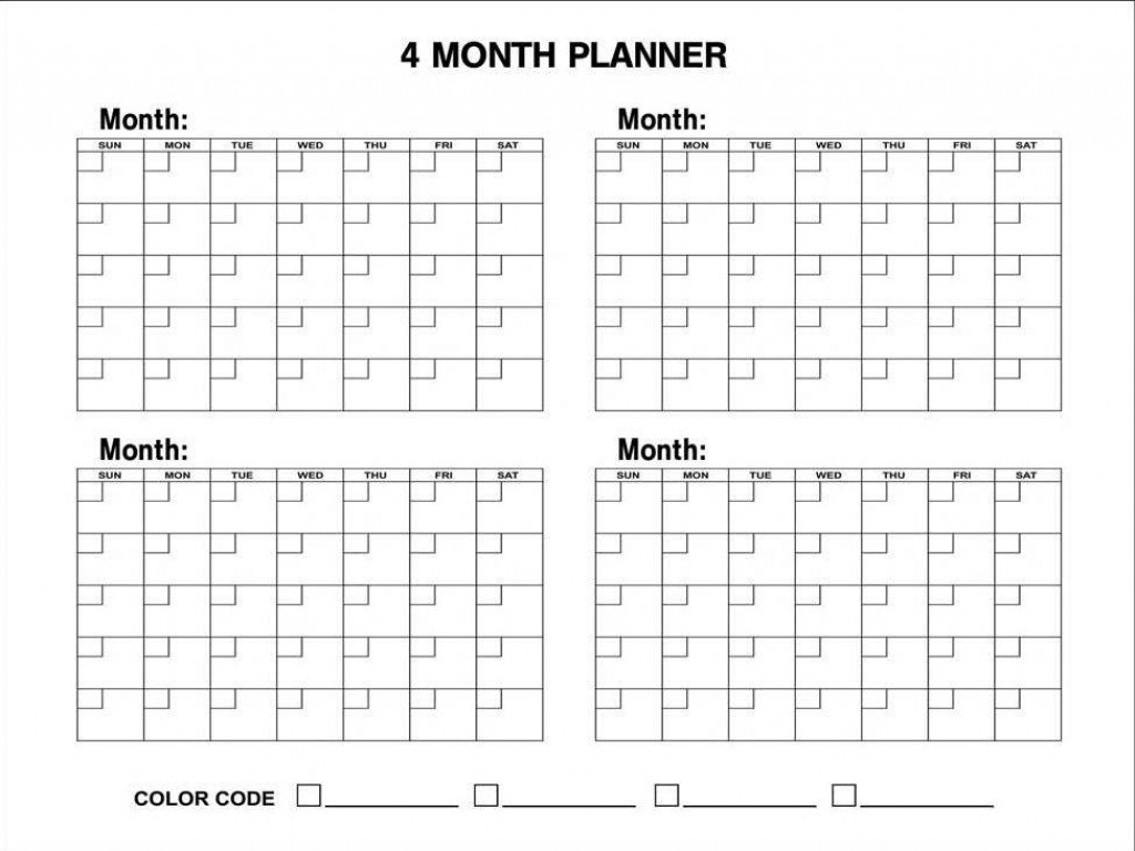 4 Month Calendars Printable 2017 Calendar Stunning 6 Within Calendar pertaining to Printable Blank 3 Month Calendar