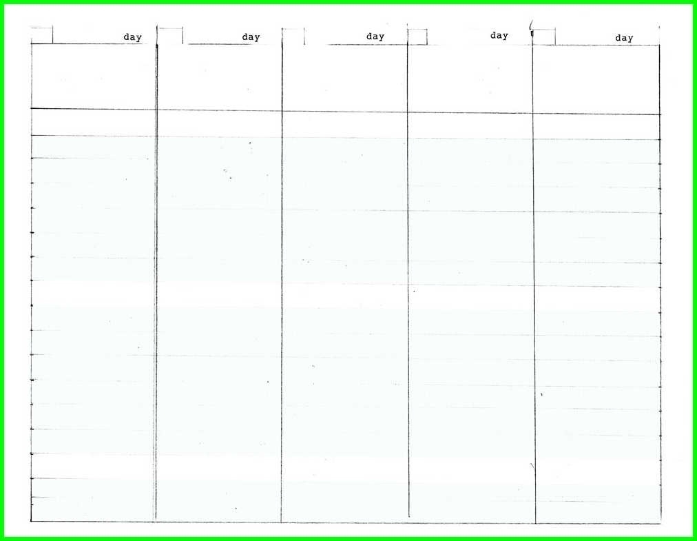 5 Day Monthly Calendar Printable Free | Template Calendar Printable in 5 Day Monthly Calendar Printable Free