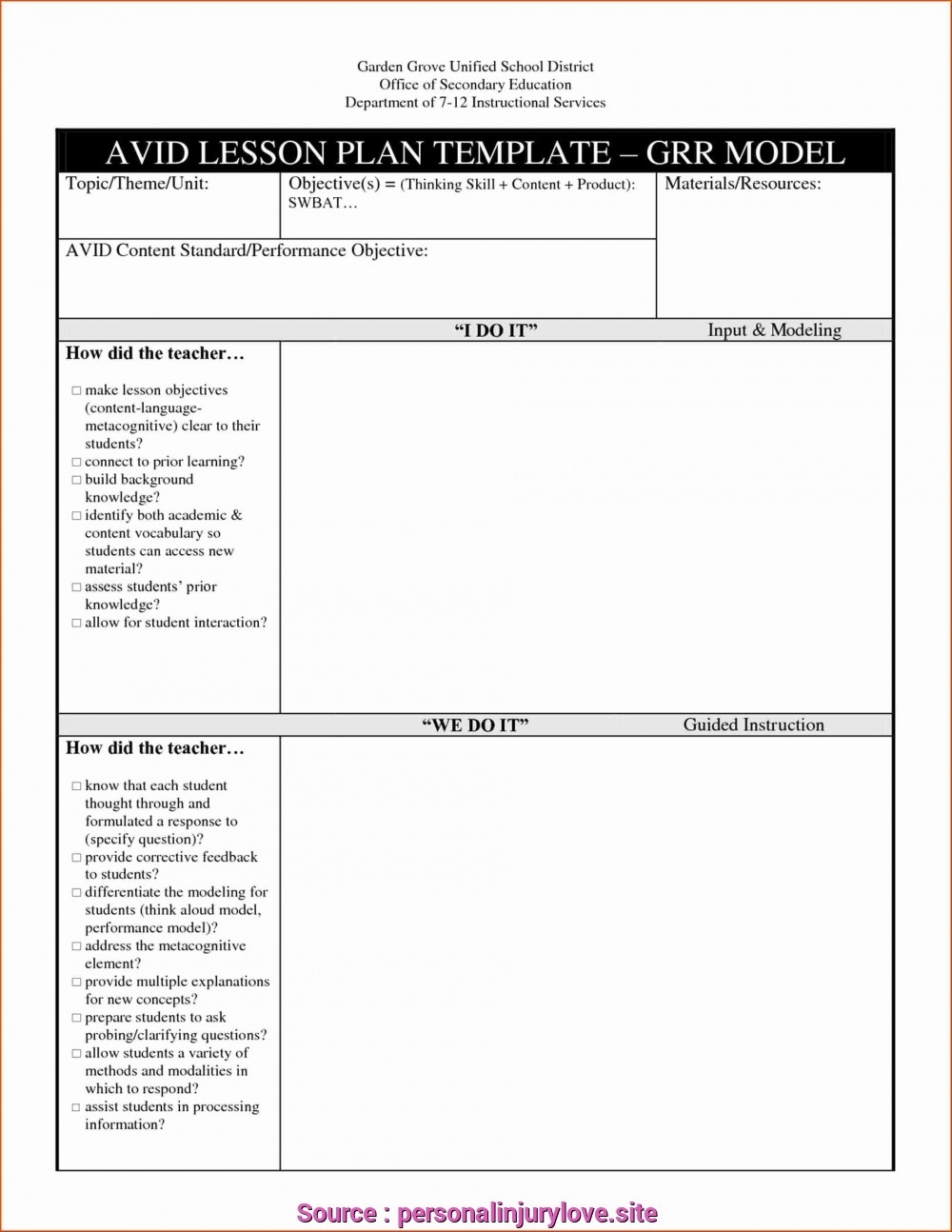 7 Popular Language Lesson Plan Template Ideas - Ehlschlaeger for Speech Language Lesson Plan Template