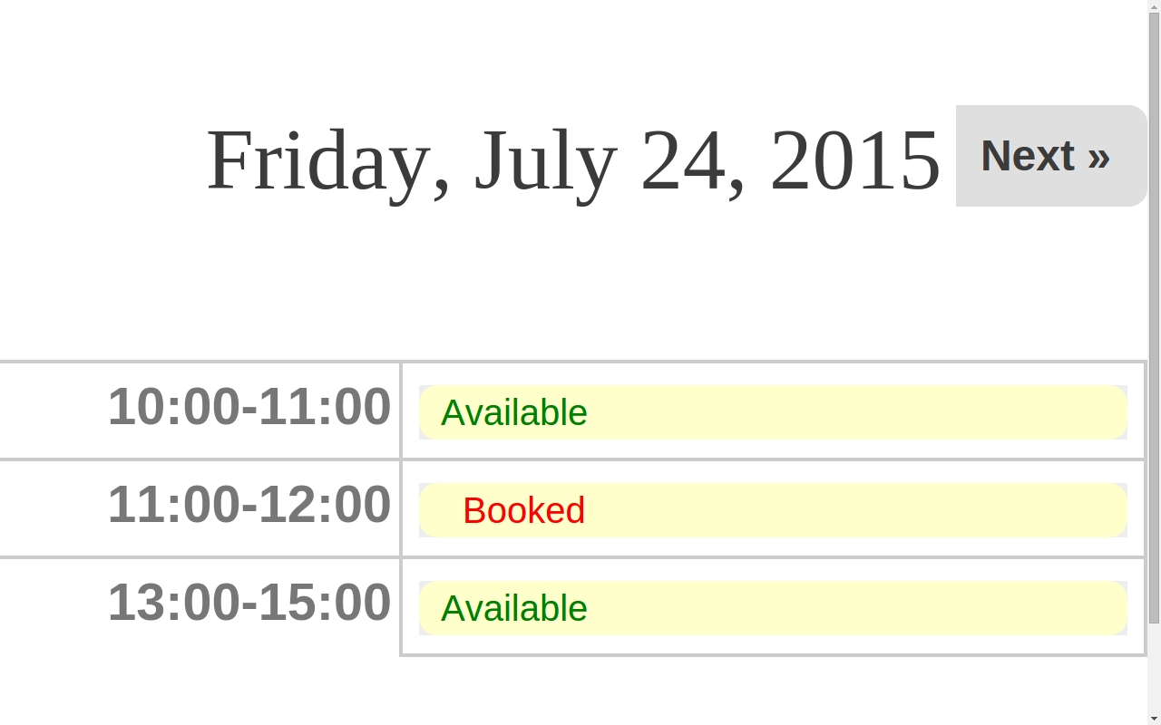 Appointment Calendar | Drupal with regard to Appointment Page With Time Slots