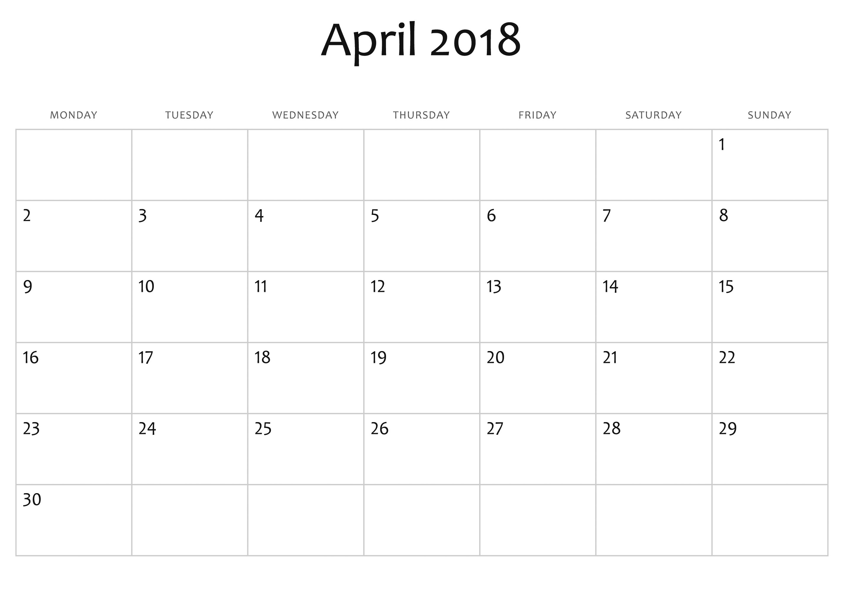 April 2019 Calendar Printable [Free] | Site Provides Calendar regarding Free Template Printable Calendar Numbers