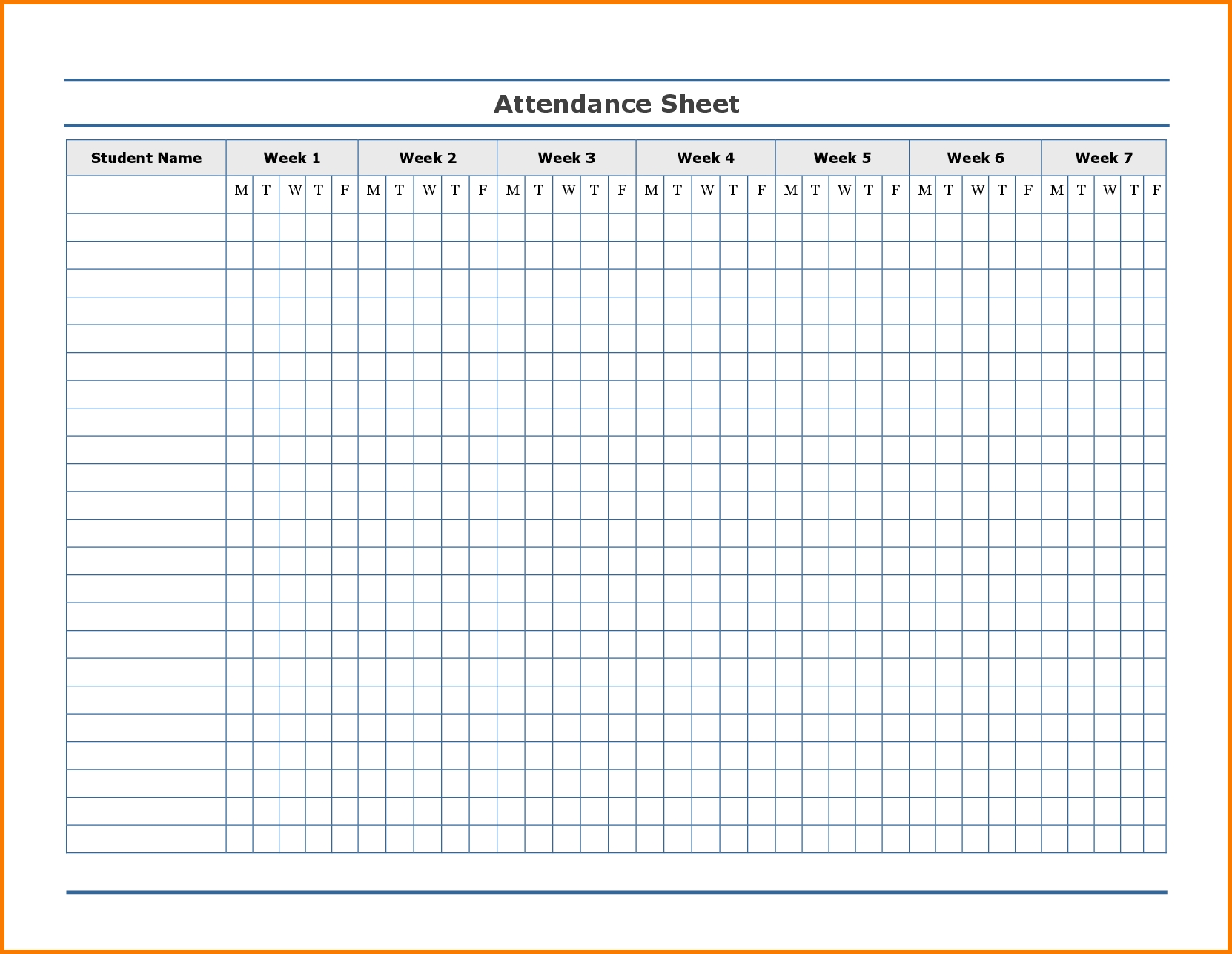 Attendance Calendar Template - Zamhari with Printable Employee Attendance Calendar Template