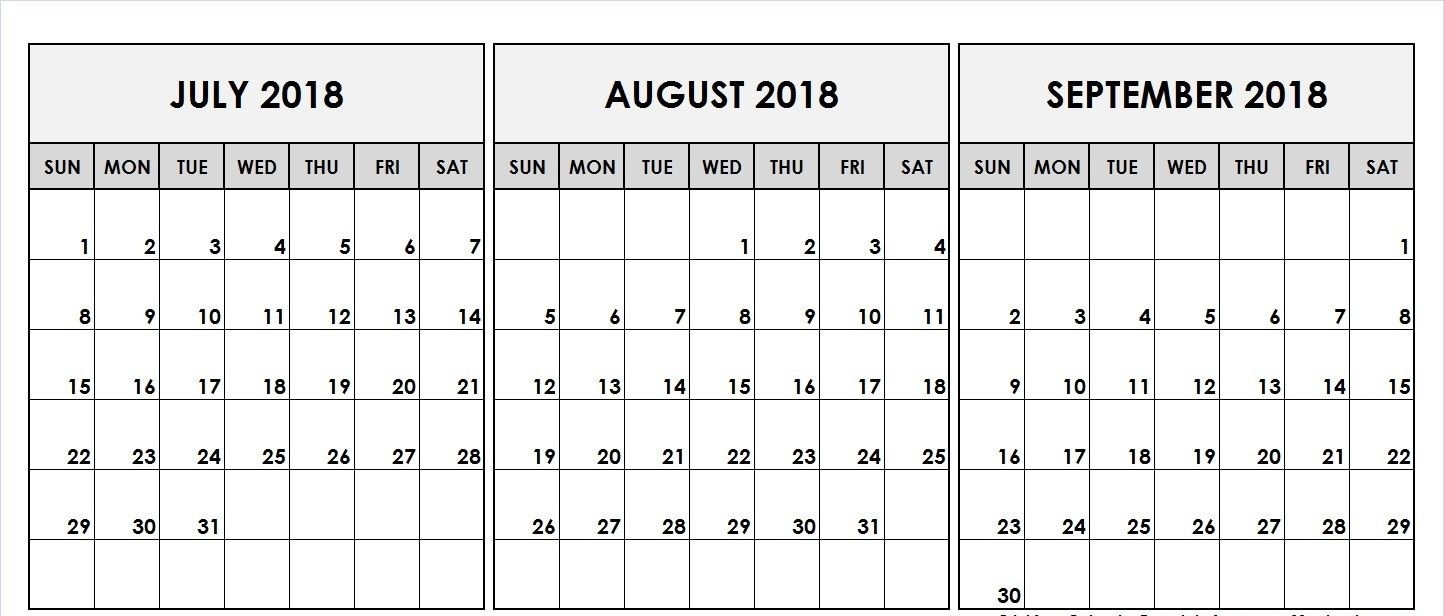 August September 2018 Calendar Template | Printable August Calendar with regard to August And September Calendar Template