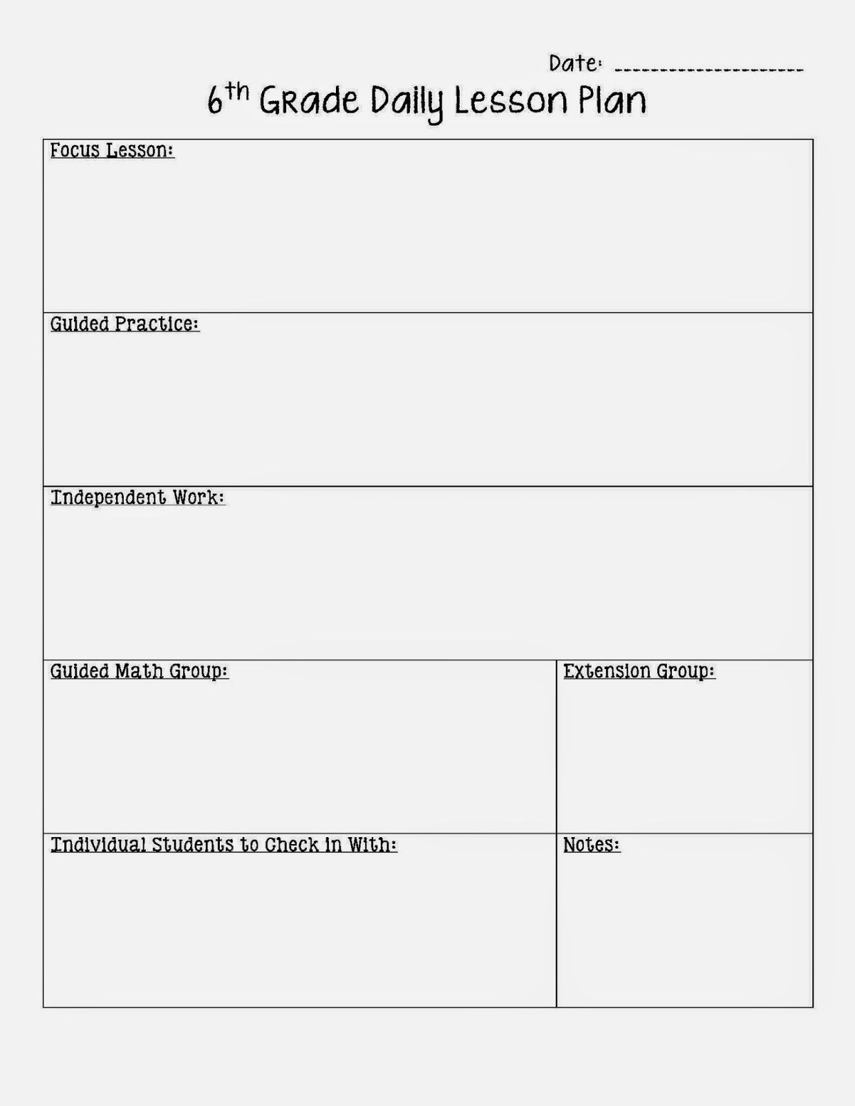 Basic Lesson Plan Template Free Templates Common Core Preschool for Basic Lesson Plan Template Printable