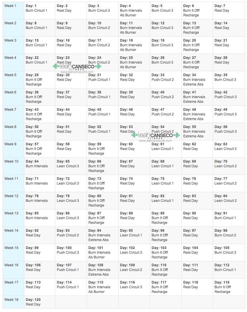Beachbody Fitness Program Calendar Schedule | Design Your Life for Insanity Max 30/piyo Hybrid Calendar