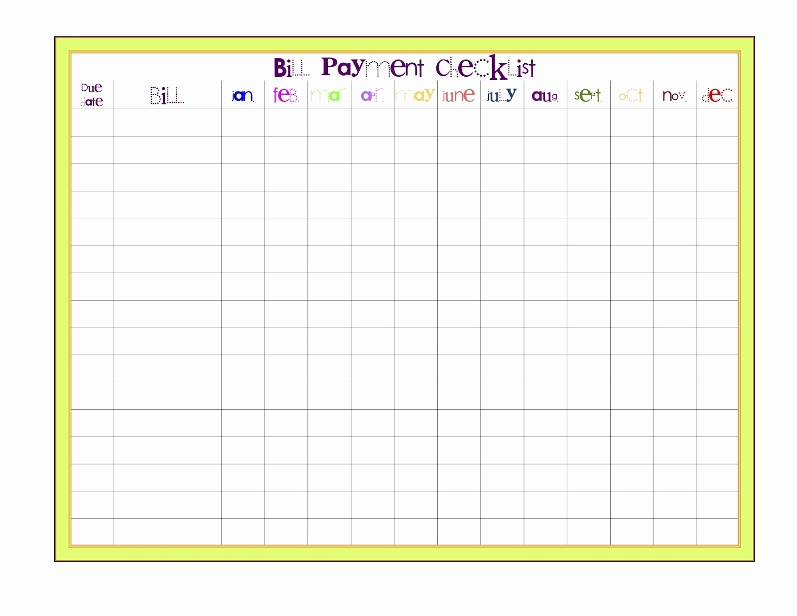 Bill Pay Calendar Template Hola Ibmdatamanagement Co St My Frugal regarding Bill Payment Calendar Template Printable