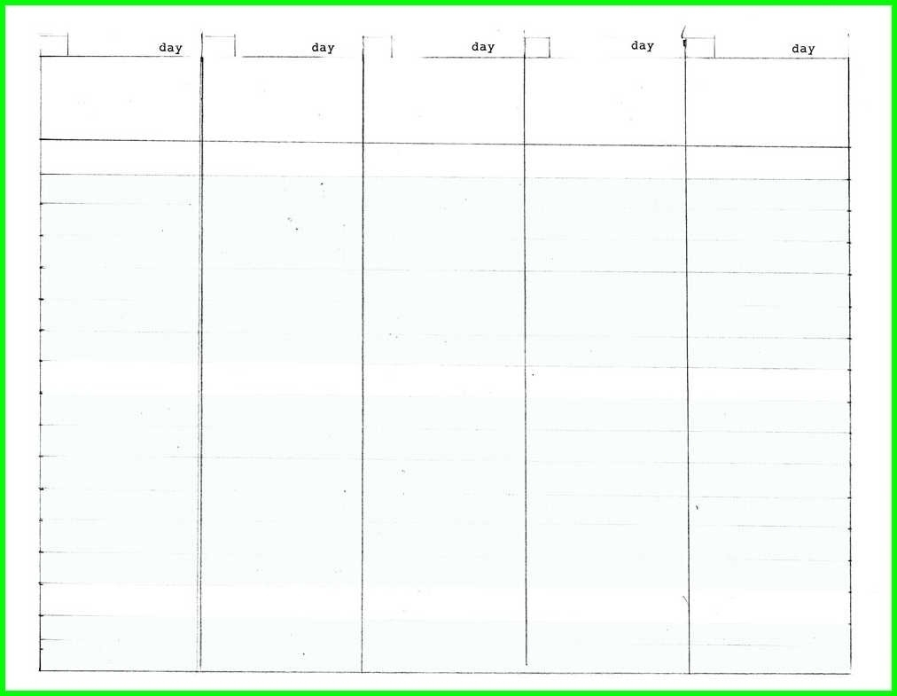 Blank Calendar 5 Day Week | Template Calendar Printable intended for 5 Day Blank Calendar Template