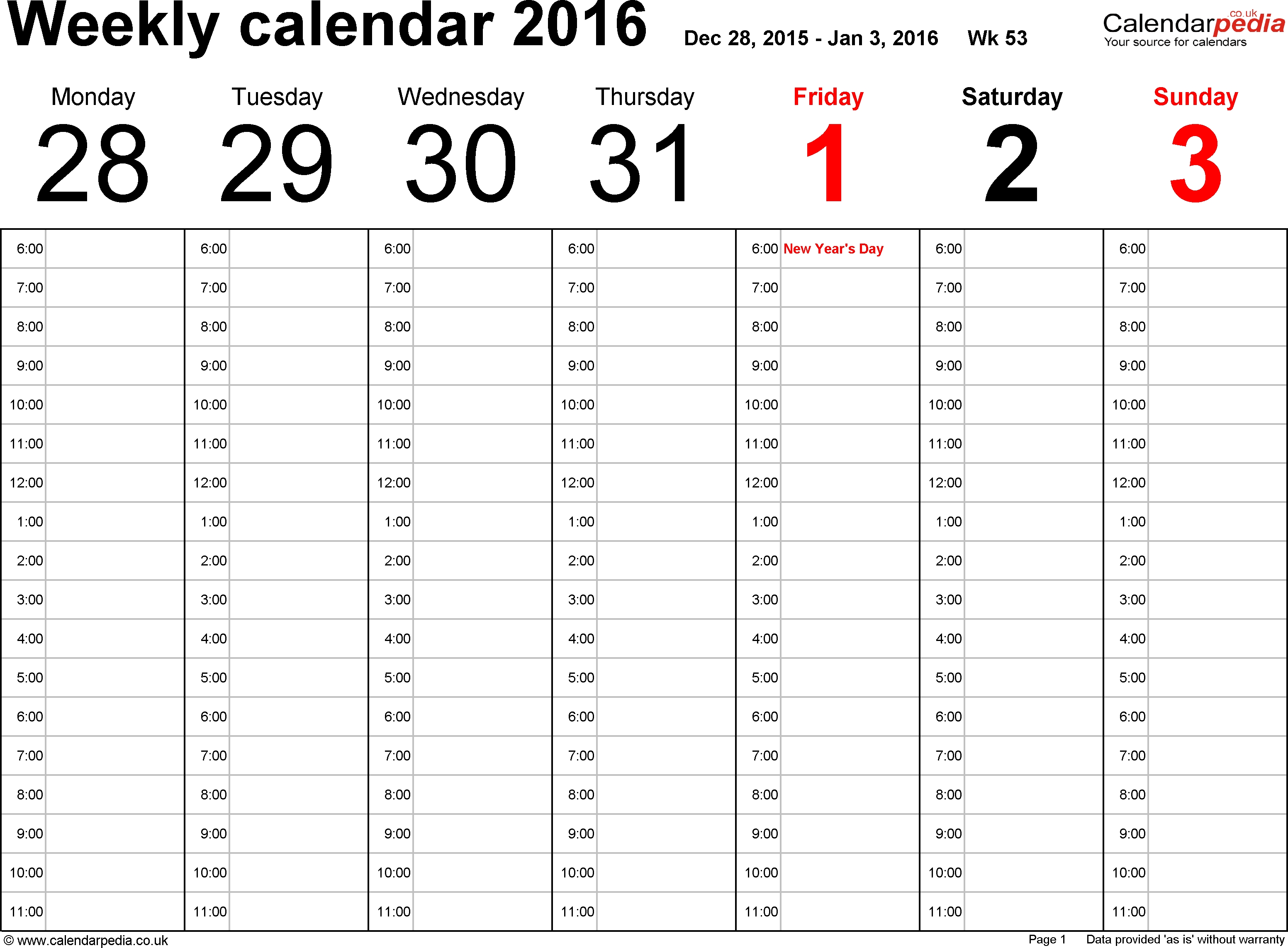 Blank Calendar Day Week With Times Design Monthly Time Slots with Blank Calendar 5 Day Week With Times