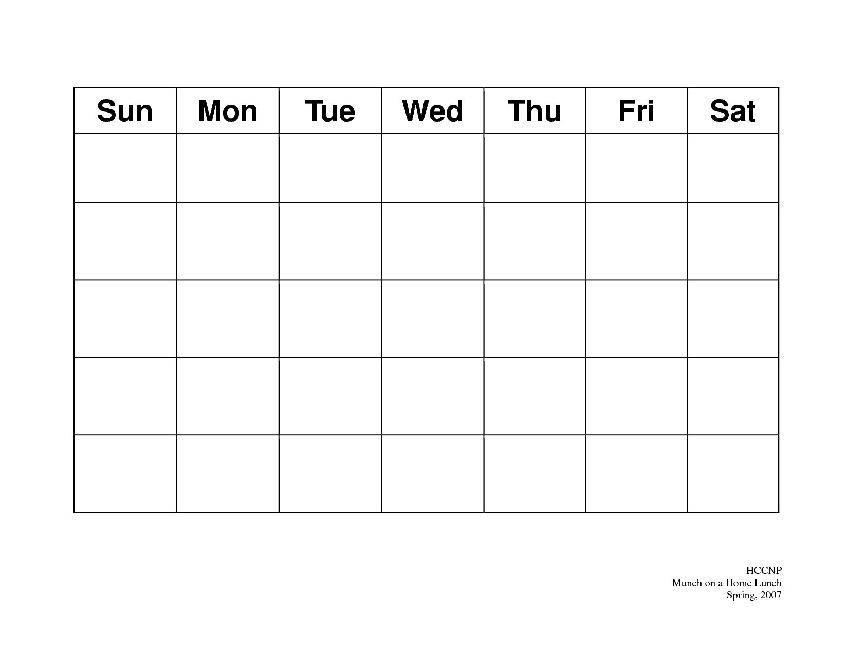 Blank Calendar Grid On 31 Day Calendar Template - Free Calendar intended for 31 Day Month Calendar Printable