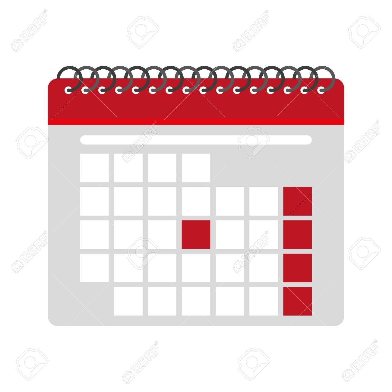 Blank Calendar Icon Image Vector Illustration Design Royalty Free intended for Free Images Generic Calendar Icon