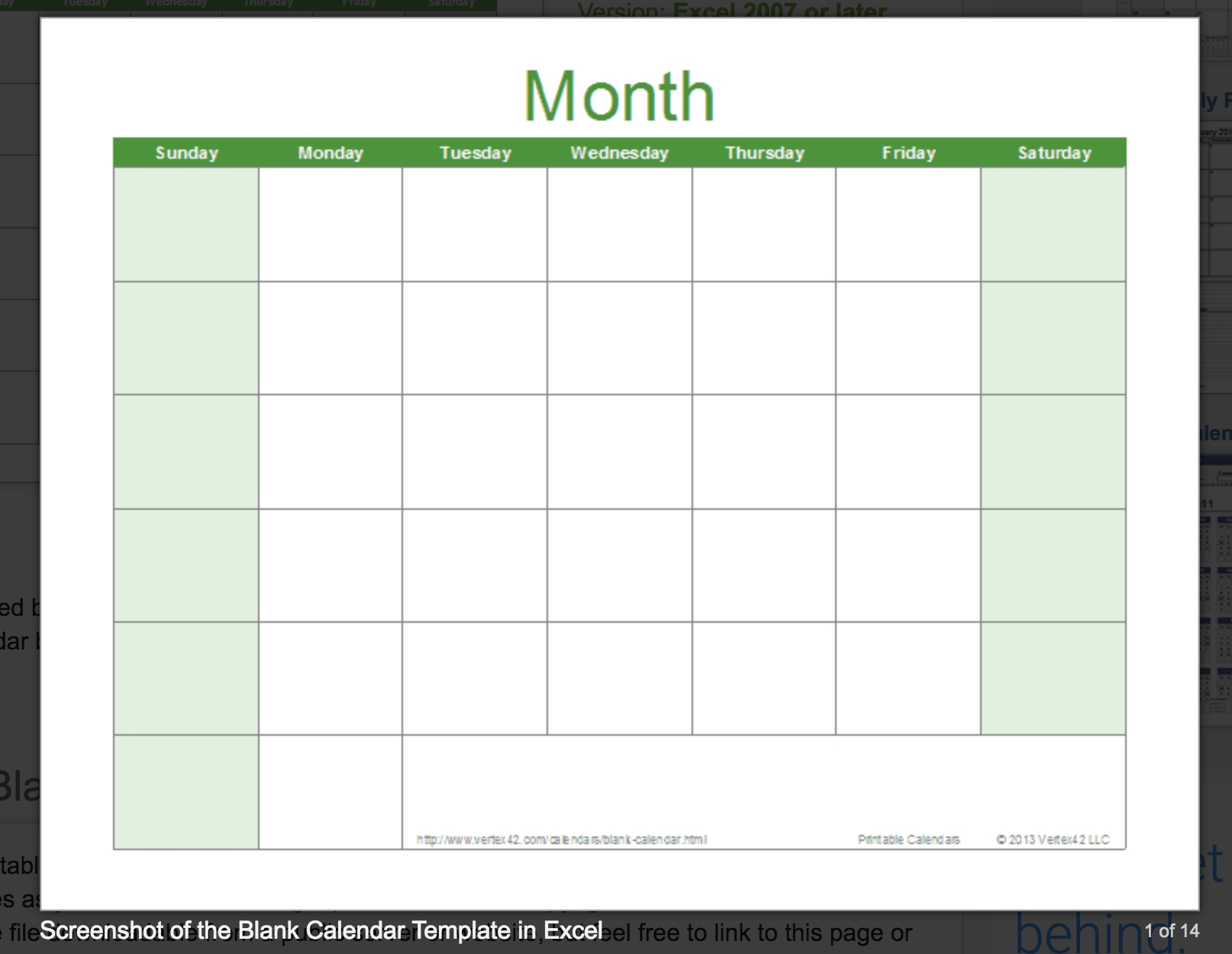 Editable Printable Calendars By Month