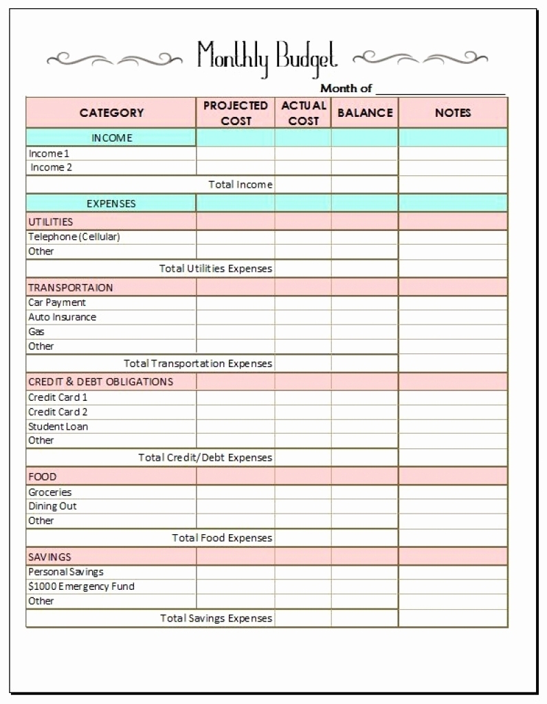 Blank Monthly Bills Calendar Printable | Template Calendar Printable in Monthly Bill Calendar For A Year