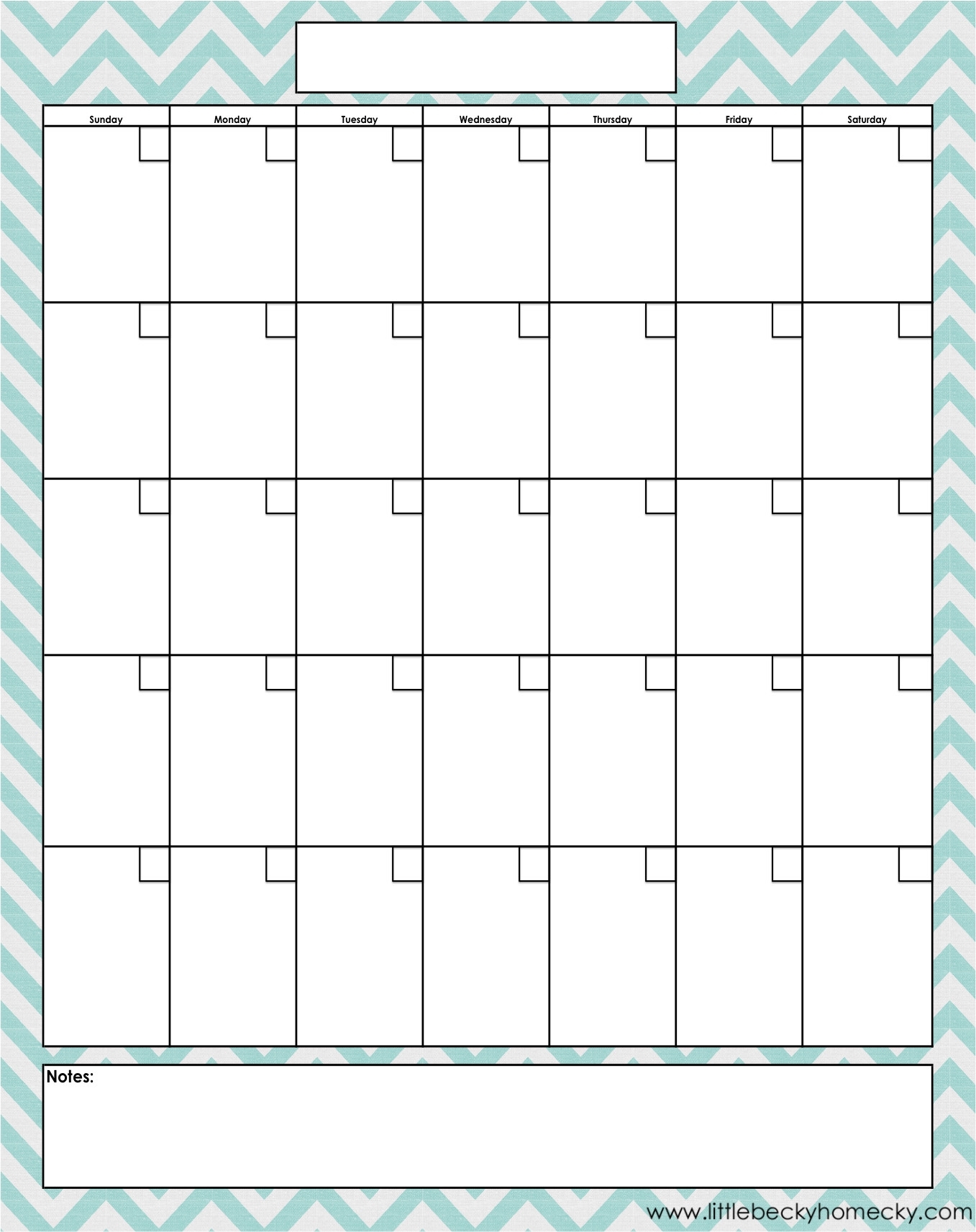 Printable Calendar Templates Full Page Calendar Inspiration Design 5 