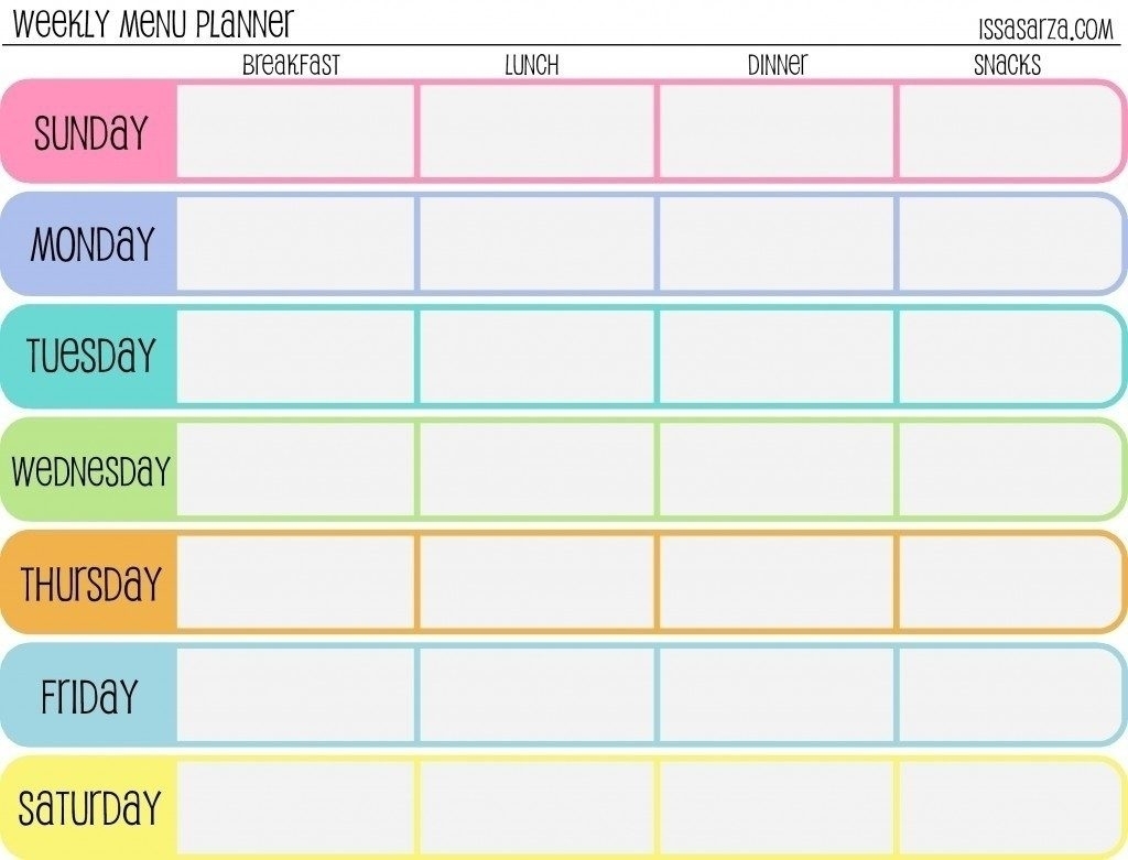 Blank Weekly Calendar Template Free Printable Holidays Schedule intended for Blank Weekly Calendar To Fill In