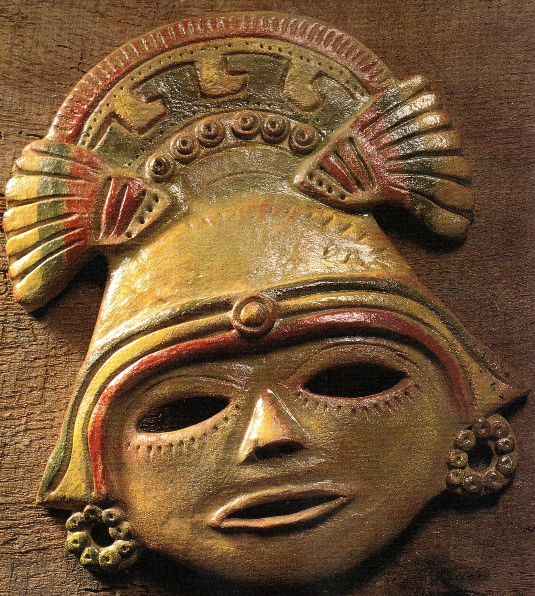 Bread Dough Aztec Mask | Country &amp; Victorian Times in Aztec Masks And Ther Meanings