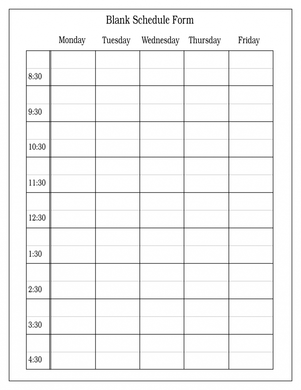 20  Employee Lunch Break Schedule Template DocTemplates