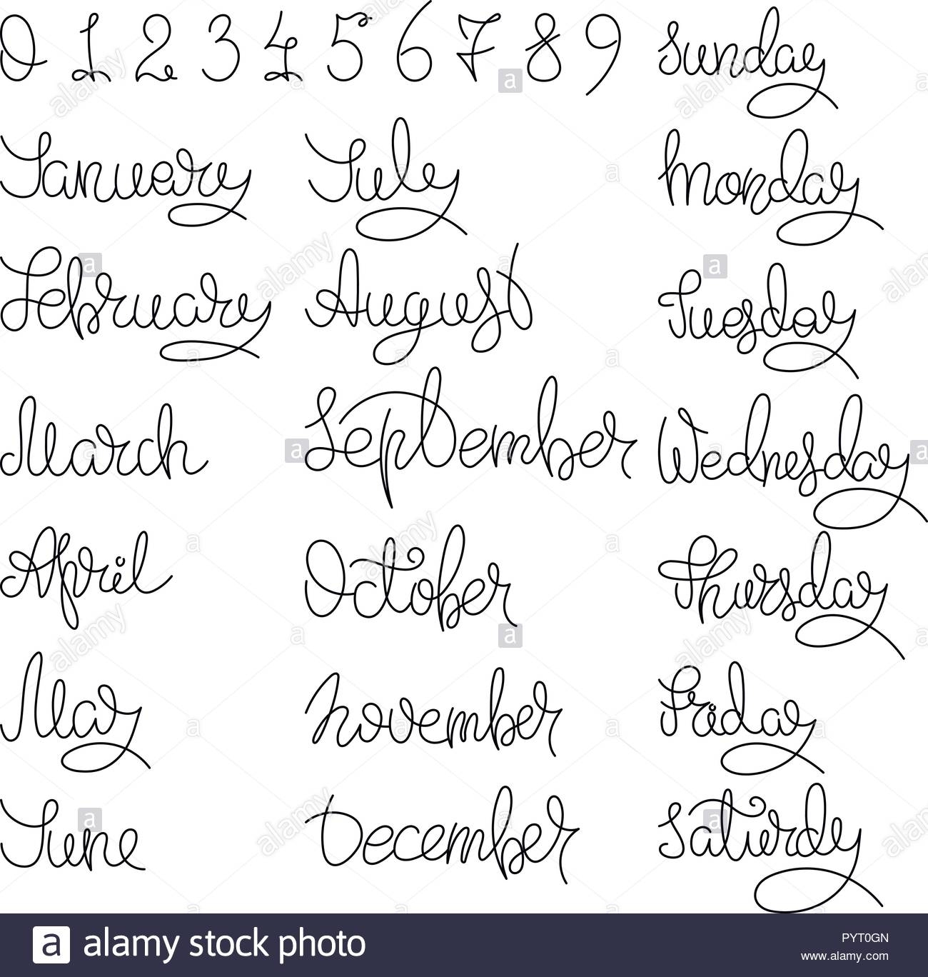 Calendar Collection Of Months And Numbers For All Year, Week pertaining to Calendar With The Months Number
