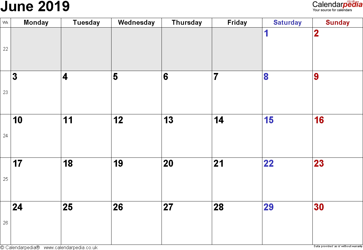 Calendar June 2019 Uk, Bank Holidays, Excel/pdf/word Templates inside Month Planner May June And July