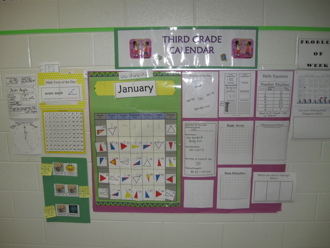 Calendar/number Routines Supplements K-5 - Mrs. Kathy Spruiell At School with Fourth Grade Everyday Math Calendar Wall