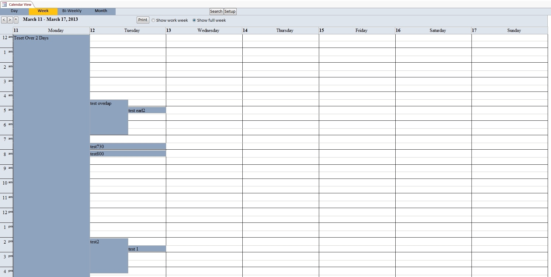 Calendar Scheduling Database Template | Calendar Database inside Outlook Calendar Template 5 Week