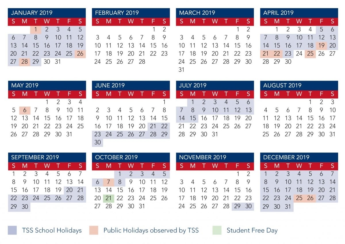 Calendar | The Southport School inside Calender Of Term 1 Events