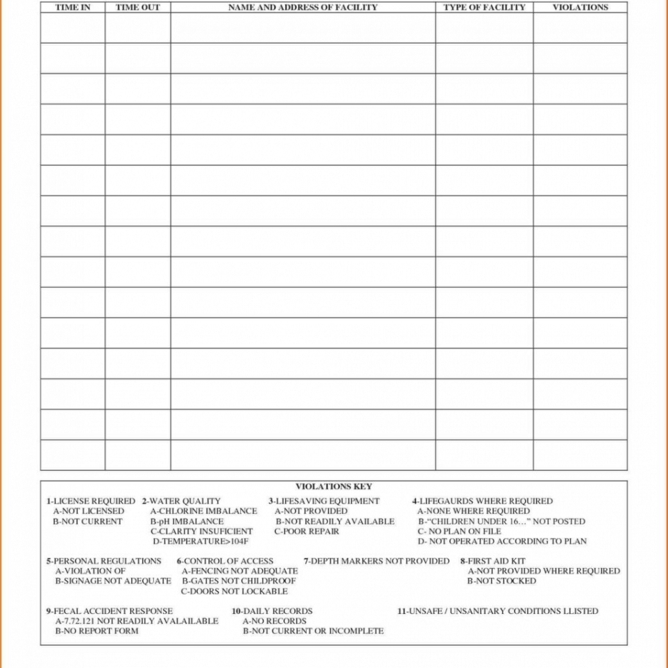 Child Care Daily Report Template Modified Image Of Daily Attendance inside Day Care Attendance Sheet Template