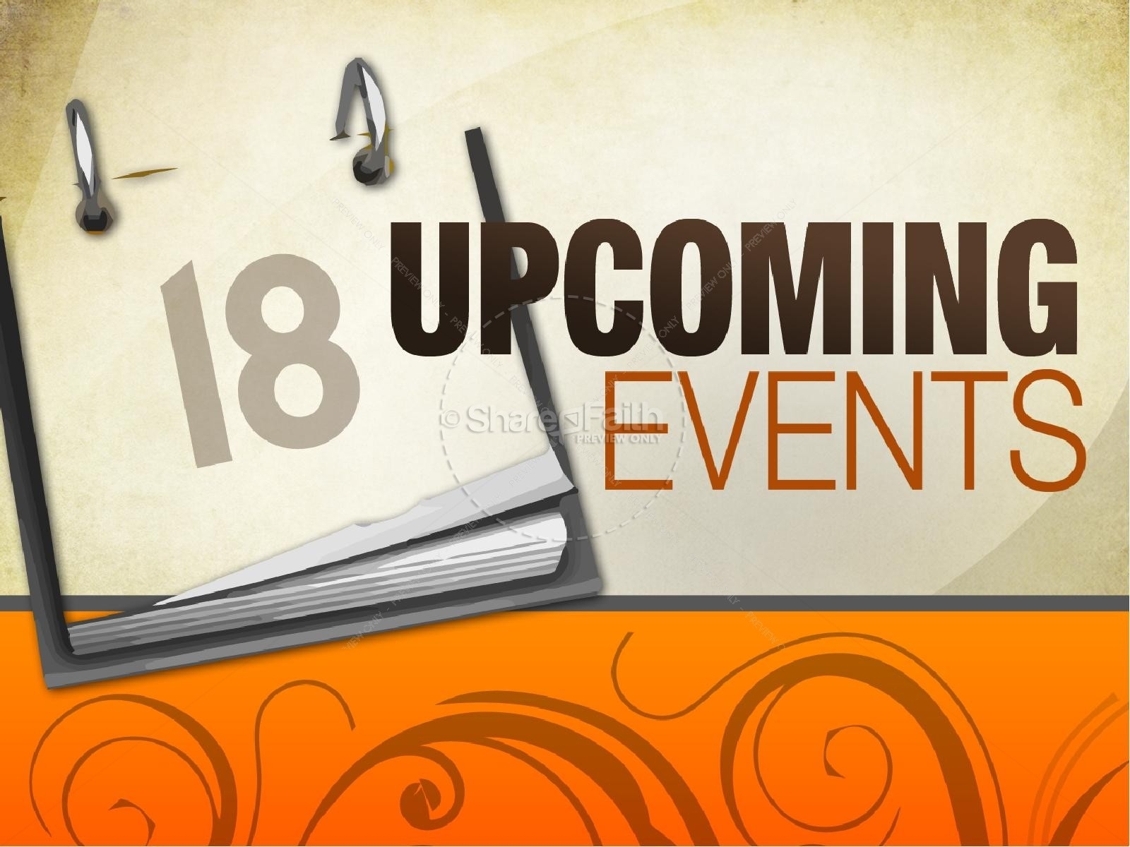 Church Calendar Of Events Template