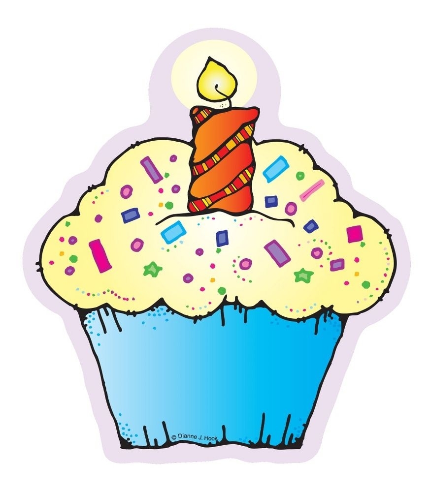 Cupcakes Cut-Outs | Education Fascination | Cupcake Bulletin Boards pertaining to Cup Cake For Classroom Birthday