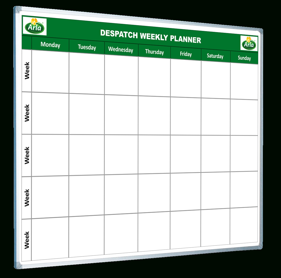 Custom Printed Planner Whiteboards - Magiboards pertaining to 3 Week Task Planner Whiteboard