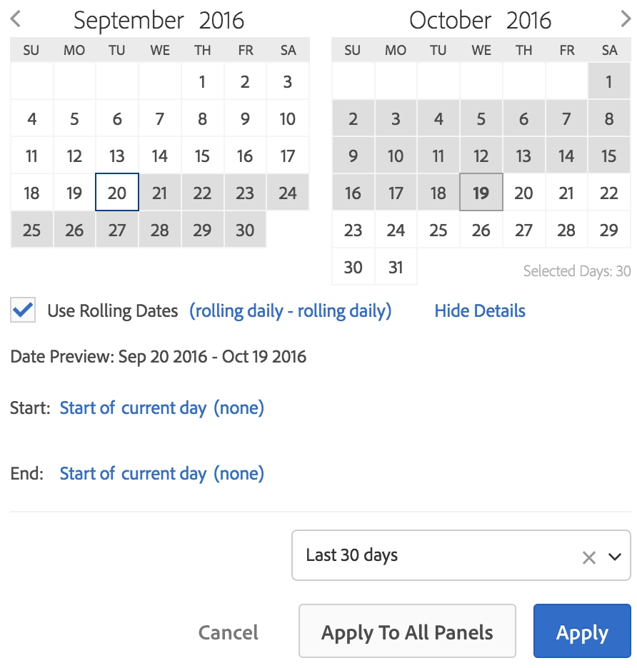 Date Ranges - Getting Started With Analytics inside Calendar With All The Years