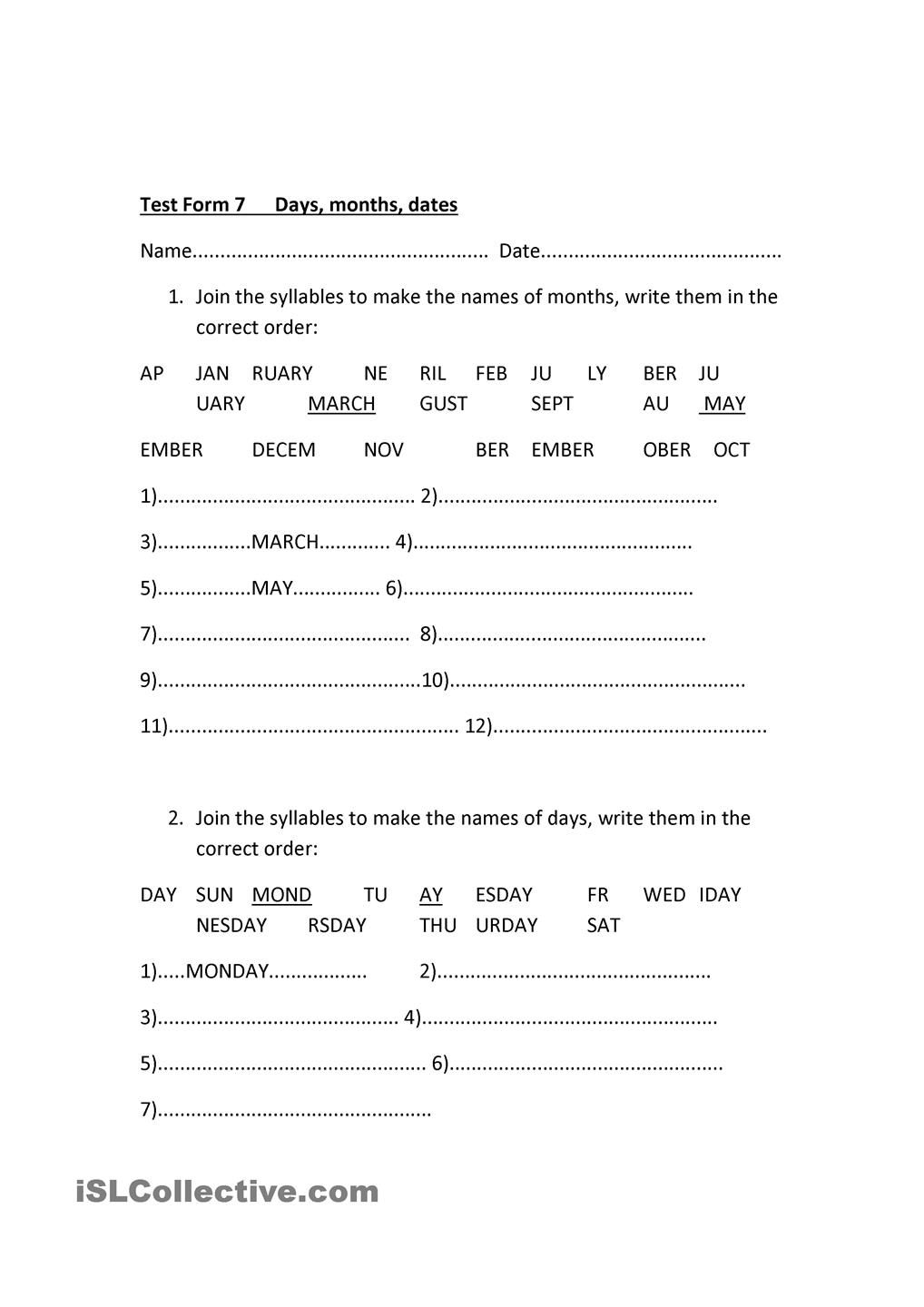 Dates, Months, Days | Days And Months | Date Month, Days, Months Y throughout Numbers Days Of The Month