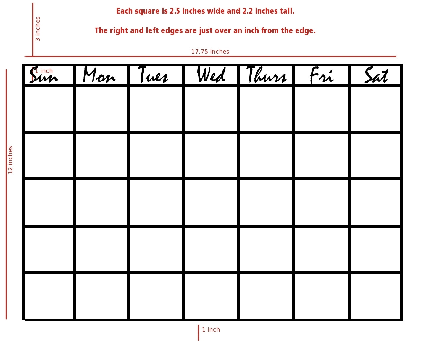 Day Week Calendar Template Blank Printable | Smorad within 7 Day A Week Calendar