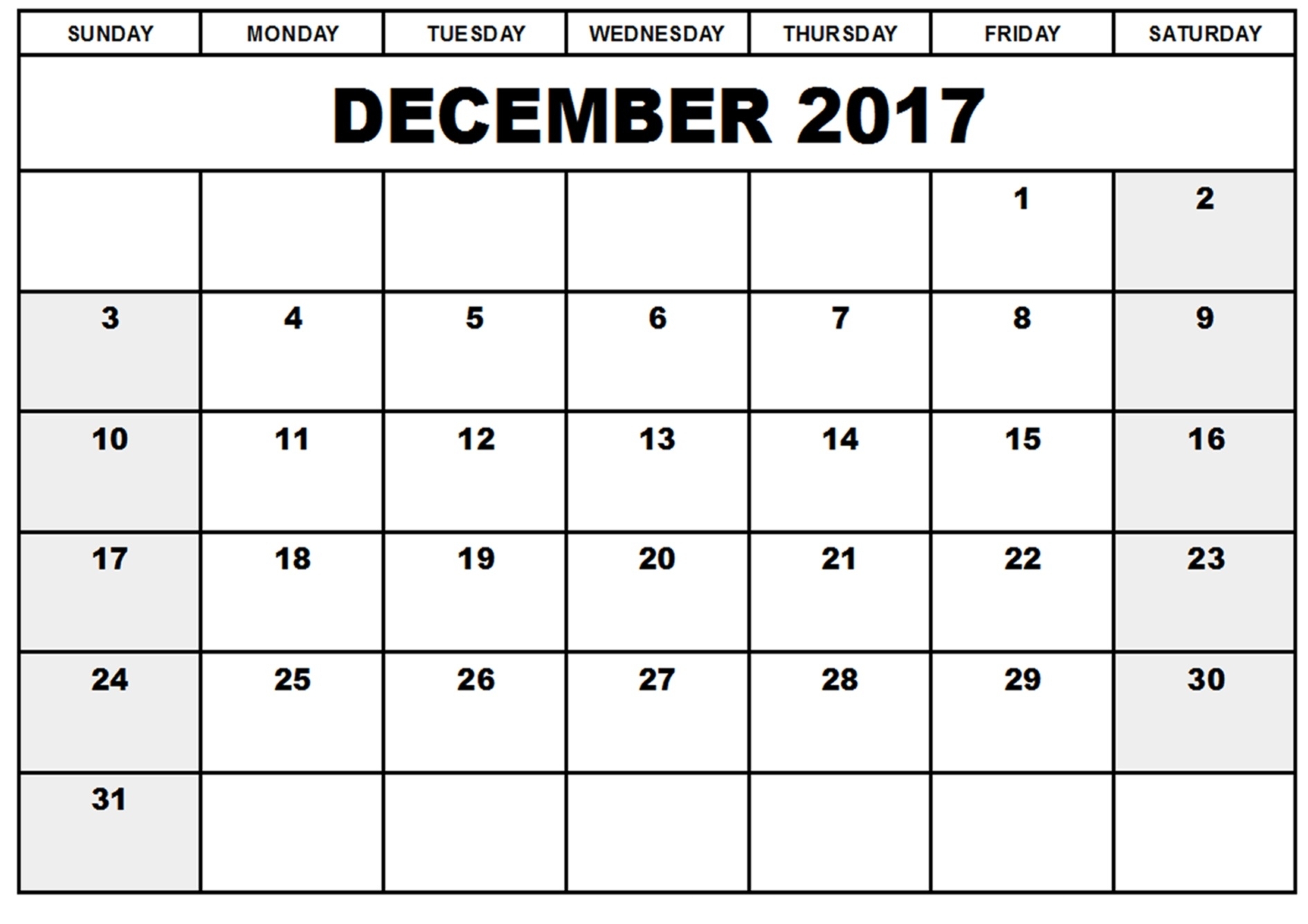 Dec 2017 Printable Calendar | Hauck Mansion intended for Printable Nov Dec 17 Calendar