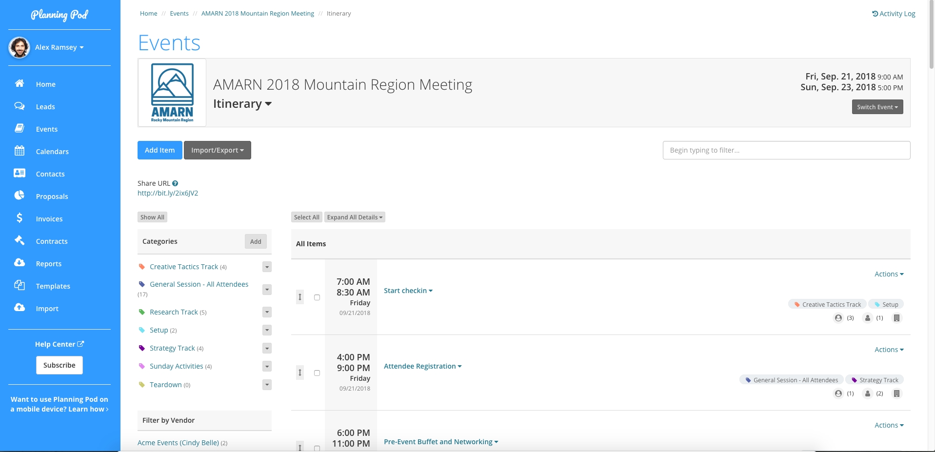 Event Itinerary / Schedule Builder @ Planning Pod - Create A with How To Detailed Event Scheduled