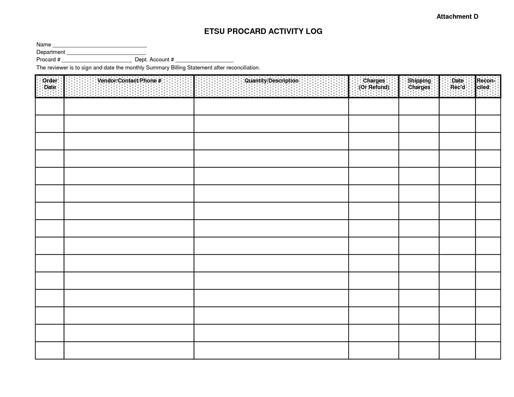 Excellent Monthly Bill Organizer And Spending Activity Log Excel inside Blank Monthly Bill Organizer Printable