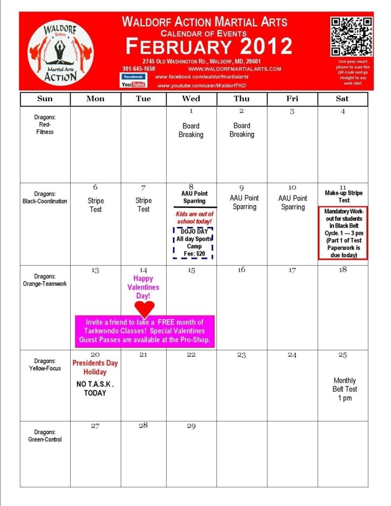 February 2012 Calendar Of Events | Thegioithamdep inside 2012 Calendar Sri Lanka With All Holidays