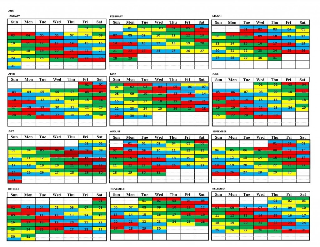 Firefighter 24 48 Shift Calendar