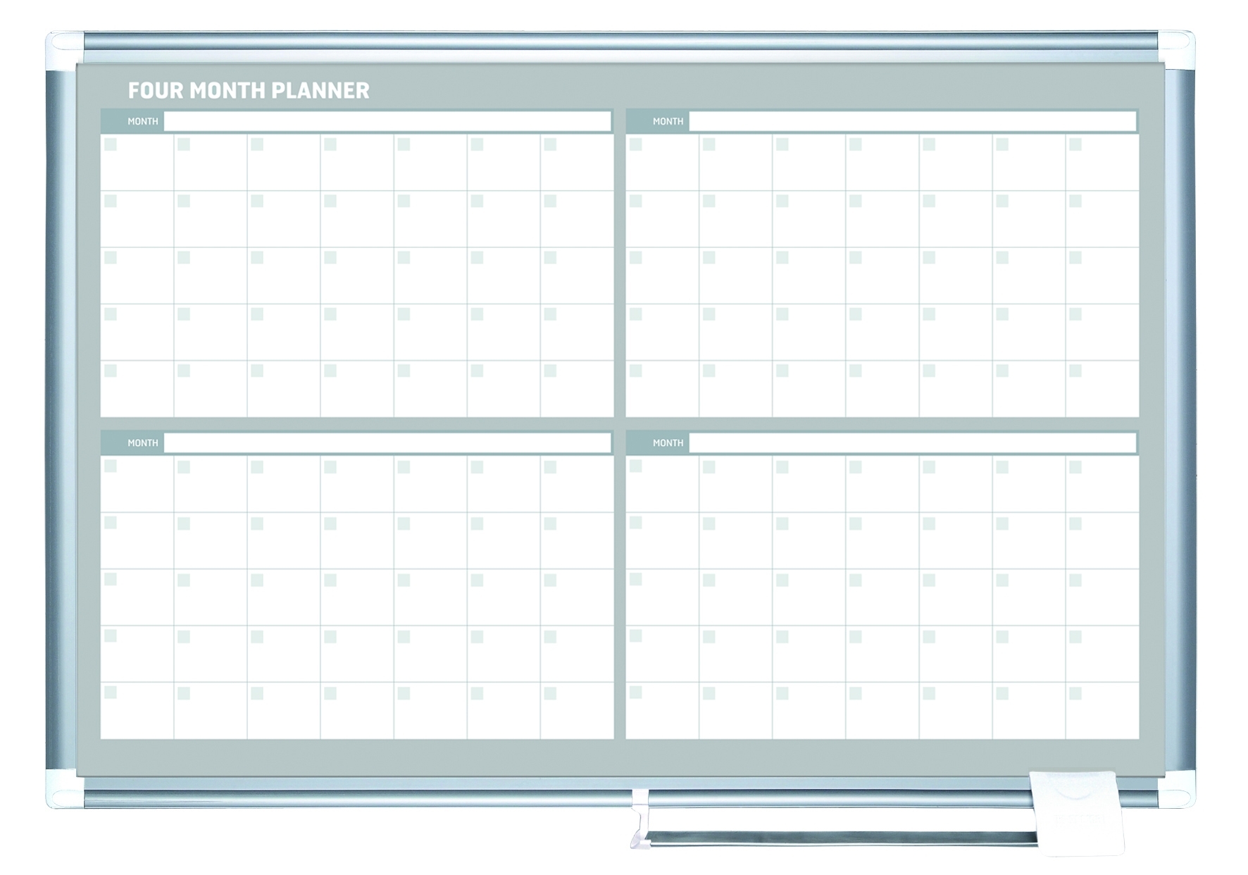 Four Month Planner with 4 X 4 Monthly Planner