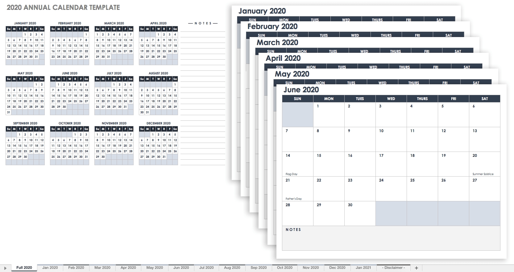 7 Day Calendar Template Fillable